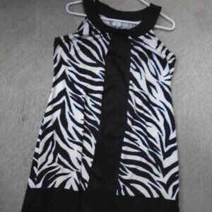 Women's PIPER & Blue Sleeveless Dress L
